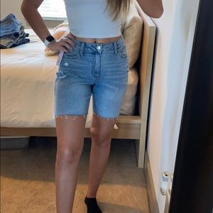 WILD FABLE boy short length jean shorts